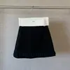 Falda Plisada con Dobladillo Fruncido Estilo Coreano para Mujer, Otoño e Invierno, Cintura Alta, Adelgazante, Versátil, Bodycon Anti-Exposición