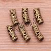 2 cores 7 * 20mm DIY liga de zinco joias acessórios oco esculpido Conector de cotovelo acessórios colar de pulseira