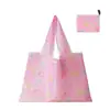 Bolsa de Compras Plegable, Nueva de Gran Capacidad, Bolsa Plegable Ecológica en Stock, Bolsa de Tote de Almacenamiento Plegable Portátil Impresa Creativa