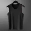 Otoño Invierno Nuevo Hombres Forro Polar Térmico Engrosado Capa Base Ropa Interior Cálida Hombres Sin Costuras Chaleco Calefactor Superior Moderno