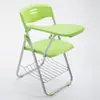 Silla Plegable de Entrenamiento con Mesa Conferencias Taburete Enseñanza Estudiantil Entrenamiento con Pizarra Marco de Acero y Plástico Integrado