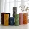 Pilar Estrela Lua Transfronteiriço Vela Artesanal Molde de Silicone DIY Vela Cilíndrica de Aromaterapia Decoração Ferramenta Abrasiva