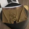 Nuevo Producto 7A Ropa Interior Antibacteriana para Hombre en Otoño e Invierno, Suave Talla Grande Boxer Brief sin Costuras, Cómodo de Cintura Media