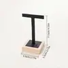 Envío Transfronterizo Soporte de Exhibición de Joyería de Madera Maciza para Pendientes y Aretes, Accesorios de Fotografía de Pendientes de Exhibición y Artículos de Exhibición