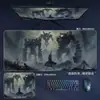 Alfombrilla de ratón extragrande con diseño de anime para niños, adecuada para juegos de e-sports, con bordes cosidos y material engrosado, para escritorios de oficina de computadora y uso de teclado