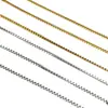 Aço Titânio Cor-Preservadora Corrente Cubana Veneza Joias DIY Colar Pulseira Moda Versátil Estilo Simples Acessórios de Roupa