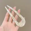 Novo Grampo de Acetato Estilo Chinês para Mulheres, Ferramenta de Penteado Coque em Forma de U, Acessório de Grampo Elegante e Sofisticado para a Parte de Trás da Cabeça