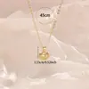 Luo Chen En Vivo Venta Caliente Nuevo Estilo Nacional Chino Tridimensional Ruyi Ping An Candado Colgante de Collar Regalo de Nicho Cadena para Clavícula