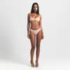 Tanga Sexy de Renda para Mulheres para Comércio Exterior, Calcinha T Respirável, Moda Europeia e Americana, Calcinhas com Forro 100% Algodão para Mulheres