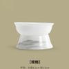 Tetera de Porcelana de Jade Blanco con Tapa de Tres Piezas, Taza de Té, Taza para Ceremonia del Té, Lavado de Tinta, Cerámica Doméstica de Montañas Lejanas, Juego de Té Kung Fu