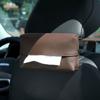 Caja de pañuelos para coche, multifuncional, creativa, colgante, parasol, reposabrazos, respaldo del asiento, caja de pañuelos, suministros de decoración para coche