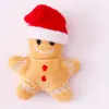 Adesivos de Geladeira de Pelúcia Transfronteiriços Fofos Série de Natal Boneca Adesivo Magnético Papai Noel Boneco de Neve Decoração DIY