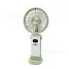2027 Nuevo Modelo Ventilador de Mano Digital Pantalla 199 Niveles Control de Velocidad Continuo Carga USB Cordón Plegable Mini Portátil