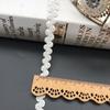 Nueva Cinta de Ropa Estilo Chanel de Nailon Blanco Centípedo Dragón Borde Espiga Puntada de Cinturón Accesorios de Encaje DIY