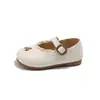 Zapatos para Niña Zapatos de Princesa Niña Pequeña Suela Blanda Dibujos Animados Encaje Zapatos Pequeños de Cuero 2026 Nuevo Estilo Zapatos Individuales para Niña Primavera y Otoño
