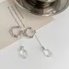 Brincos de Orelha Brilhantes de Diamante com Camada Dupla de Luxo Leve, Presilhas de Orelha Indolores de Nicho de Alta Qualidade, Design Empilhável Exquisito, Brincos Versáteis