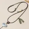 Cordón de cuero encerado tejido a mano para colgantes, especialmente diseñado para colgantes de ámbar y jadeíta, suave y apto para la piel