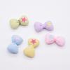 Accesorios de lazo de estrella de cinco puntas bordados accesorios para el cabello de niños pinzas para el cabello materiales semiacabados hechos a mano accesorios para ropa zapatos y calcetines bolsos