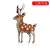 Moda Europeia e Americana Broche de Veado de Natal Cabeça de Veado Fofa Animal Alce Broche de Alta Qualidade Joia Corsage Decoração de Roupa Feminina
