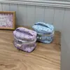 Bolso de mano bordado de nicho nuevo con gran capacidad de almacenamiento, neceser en colores de caramelo, bolso pequeño, neceser