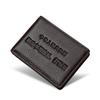 Funda de Piel Genuina para Licencia de Conducir Funda para Licencia de Conducir de Vehículo Automotor Serigrafía Funda para Certificado de Alta Calidad Funda para Certificado de Conducción para Hombres y Mujeres