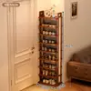 Zapatero Multicapa para Entrada de Casa, Gabinete de Zapatos Pequeño Estrecho Sencillo para Dormitorio, Solución de Almacenamiento de Zapatos para Espacios Pequeños y Entradas Estrechas