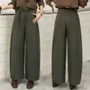 Calça social casual customizada com corte curvo para mulheres, novo estilo primavera e outono 2026, slim-fit, com bom caimento, corte estreito para baixinhas