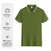 Camisa Polo de Manga Corta Ropa de Trabajo Cuello Solapa Camisa de Cultura Corporativa Concesionario de Autos Banco Ropa de Trabajo Ropa de Trabajo para Procesamiento Logo Bordado para Hombre
