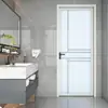 Puerta Sencilla de Baño para Inodoro, Puerta de Baño, Puerta de Vidrio de Aleación de Aluminio Titanio, Extremadamente Estrecha, Puerta Interior Batiente Mediana Estrecha para Cocina