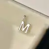 Plata S925 Colgante Individual Transfronterizo Pulsera de Letras DIY Collar Chapado en Oro de 14K Accesorios de Colgantes Simples Compactos