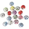 Nuevas Cuentas Espejo Transparentes de Colores con Estampado de Espiga para Collares, Pulseras y Accesorios de Joyería DIY, Cuentas Sueltas al por Mayor