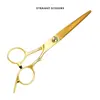 Tijeras de peluquería, tijeras entresacadoras, tijeras de pelo doradas desmontables profesionales para uso doméstico de adultos, venta al por mayor de fabricantes transfronterizos