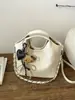 Bolso Cesta con Patrón de Diamantes de Comercio Exterior para Mujer, Bolso de Mano Nuevo de Alta Gama con Estilo, Bolso Cruzado de Hombro Fresco y Chic para el Trabajo