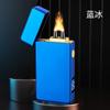 Isqueiro Recarregável Multifuncional Tendência Arco Único À Prova de Vento Pulso Isqueiro de Cigarro com Iluminação Portátil Isqueiro para Exterior