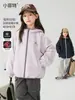 Chaqueta con capucha de invierno gruesa para niñas Little Fitter, top casual para niños mayores, abrigo de algodón cálido para niños, ropa exterior para niñas para niños mayores