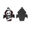 Halloween Artesanal Criativo Pingente de Gotejamento de Óleo DIY Fantasma Caveira Abóbora Pingente Corrente de Celular Acessórios de Chaveiro