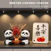 Decorações de Casa Transfronteiriças de Resina Decorações para Casa Nova Festa de Inauguração de Casa Ornamentos de Panda Casa Atacado Sala de Estar Artesanato Criativo para Presente