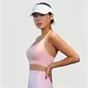 Nuevo estilo de sujetador deportivo para mujer con hermoso diseño en la espalda, chaleco deportivo a prueba de impactos de alta intensidad, top de yoga ajustado, sujetador de fitness
