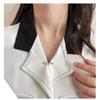 Sorriso smlie broche antirreflexo feminino nicho design frio estilo requintado all-match simples cardigan colarinho pin