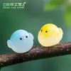 Micro Paisagem Criativa tamanho pequeno Pintinho de Cotovia Fofo Grão Saco Cego Decorações DIY Acessórios para Pendurar Mini Decorações Pequenas de Mesa