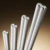 Palillos de titanio puro, grado alimenticio, gama alta, antibacterianos, resistentes al moho, juego de modelo nuevo, resistentes a altas temperaturas, para uso doméstico, exclusivos para individuos, antideslizantes