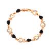 Versión coreana de adornos de mano de amor temperamento hueco Flor Diamante Pulsera de dama pulsera en forma de corazón regalo de San Valentín venta al por mayor