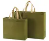Bolsa no tejida en stock Impresión a color de película Bolso de mano para llevar ropa a domicilio Regalo publicitario Bolsa de compras promocional al por mayor