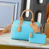 Versión Guang Nuevo Almohada Rápida Nano para Presbicia Bolso Boston de Cuero Genuino Mini Bolso de Mano Hombro Cruzado Único