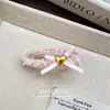 Presilha de Cabelo Pérola Estilo Francês Coreana, Presilha de Cabelo Faixa de Cabeça Versátil com Laço da Moda, Presilha de Tubarão, Presilha para Franja, Acessório de Cabelo, Acessório de Cabeça para Mulheres