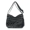 Nova Moda Transfronteiriça Versátil Tendência Bolsa Transversal Bolsa Feminina Bolsa de Ombro Versátil Retrô Mochila Feminina de Grande Capacidade