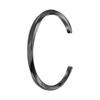 Novo Bracelete Espiral Transfronteiriço de Aço Inoxidável Aço Titânio Personalizado Coluna Torcida em C Ajustável Irregular