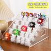 Blind Box armazenamento display stand acrílico transparente passo gesso boneca de armazenamento stand hand-made Display Box