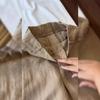 Calças de Perna Larga para o Dia a Dia 2025 Primavera Nova Chegada Calças Moda Feminina Soltas Algodão e Linho Feminino Cintura Alta Calças Retas