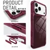 La Funda Oficial Dos en Uno es Adecuada para Fundas de Teléfono Apple 18, la Nueva Funda Magnética para Teléfono iPhone 17Pm Color Rojo Cereza